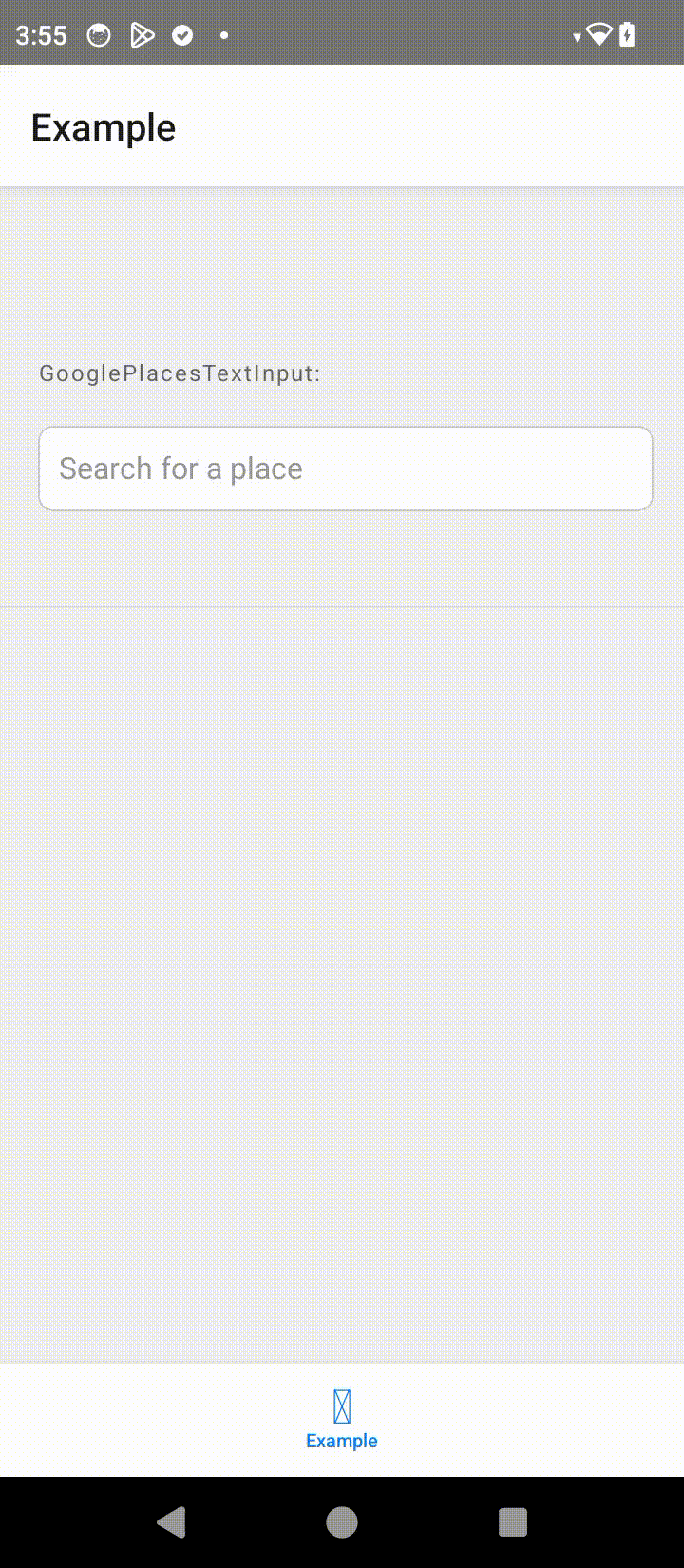 Places Search Demo